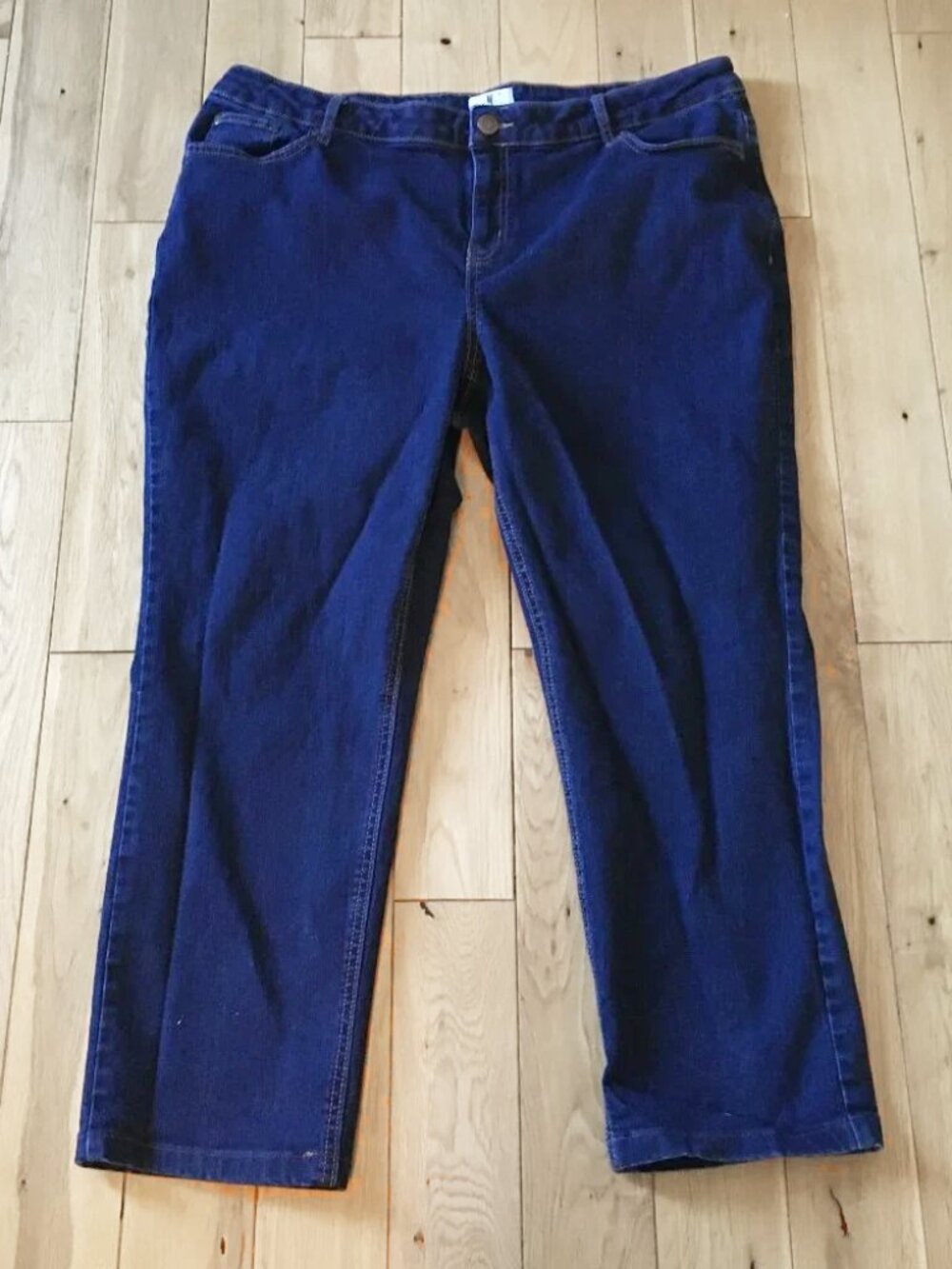D/C Jeans Dark Navy Blue Denim Jeans 20P Petite Plus Size